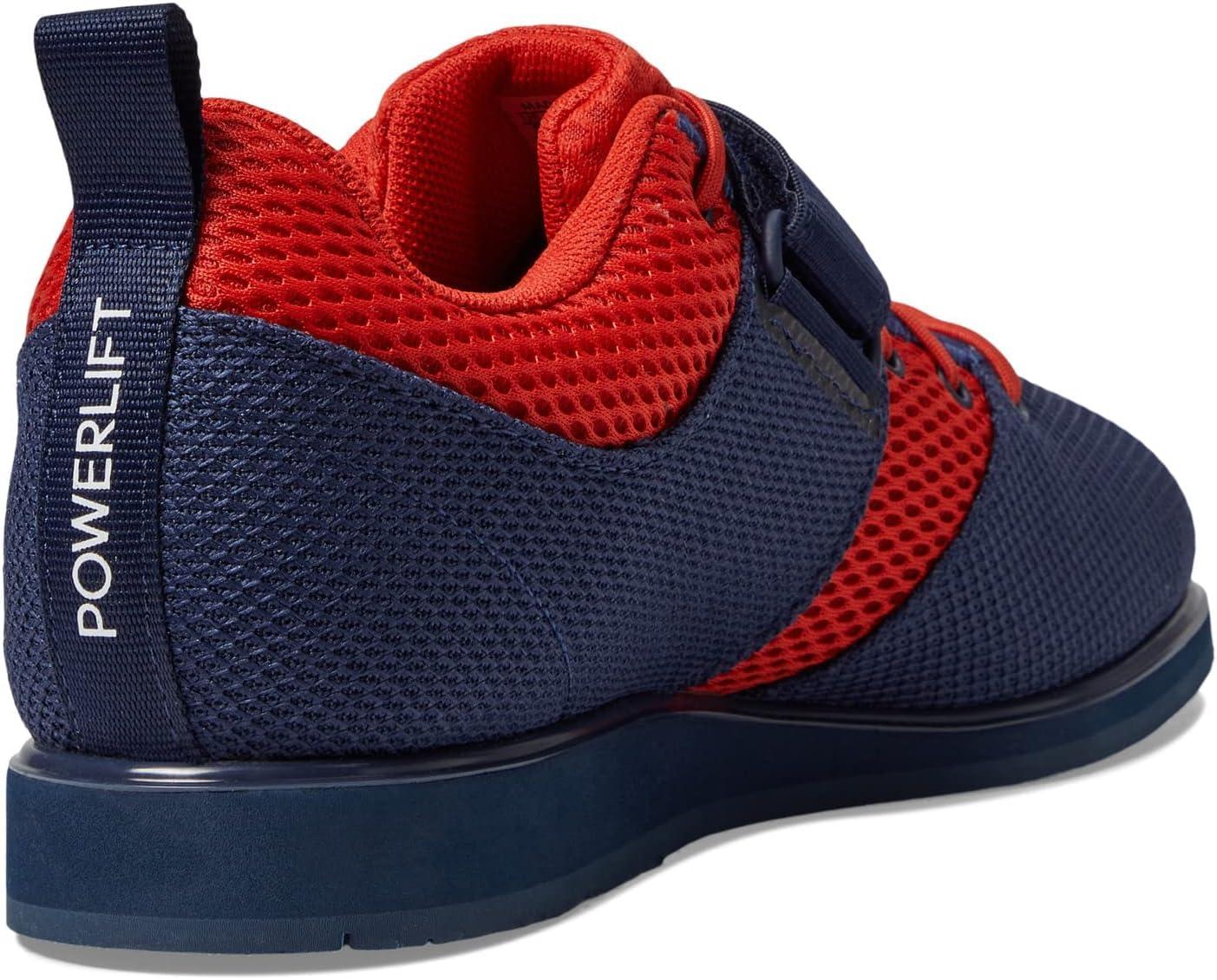 imageadidas UnisexAdult Powerlift 5Team Navy BlueWhiteBetter Scarlet