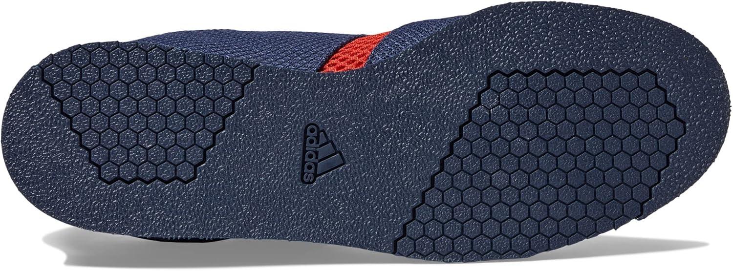 imageadidas UnisexAdult Powerlift 5Team Navy BlueWhiteBetter Scarlet
