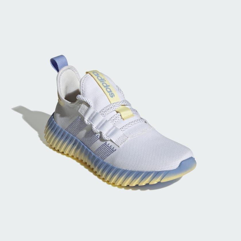 imageadidas Womens Kaptir Flow SneakerWhiteBlue SparkAlmost Yellow