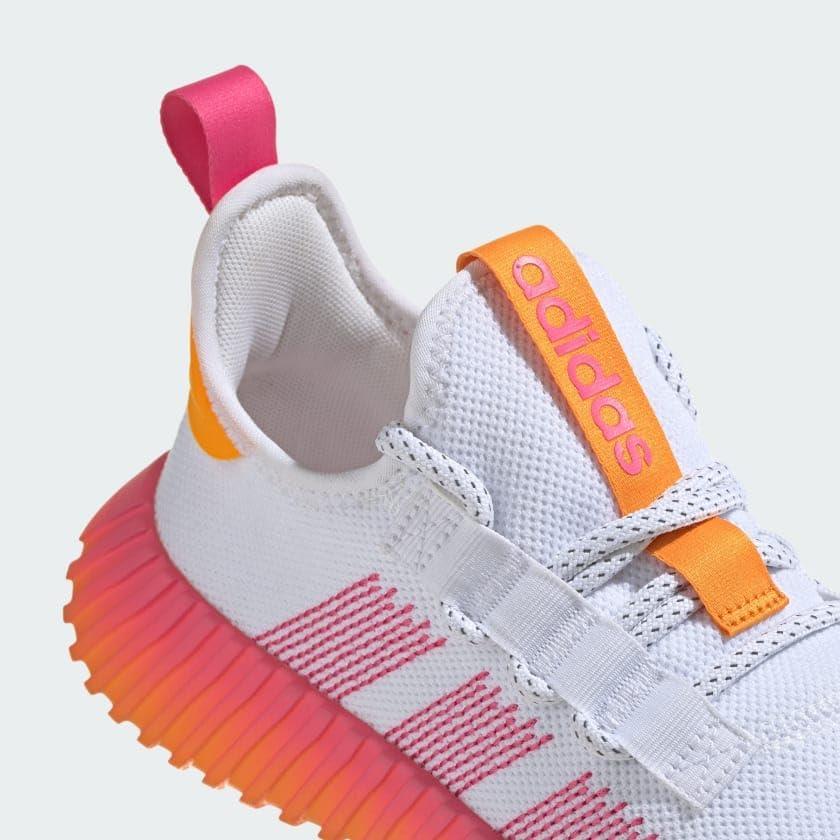 imageadidas Womens Kaptir Flow SneakerWhitePulse MagentaCrew Orange
