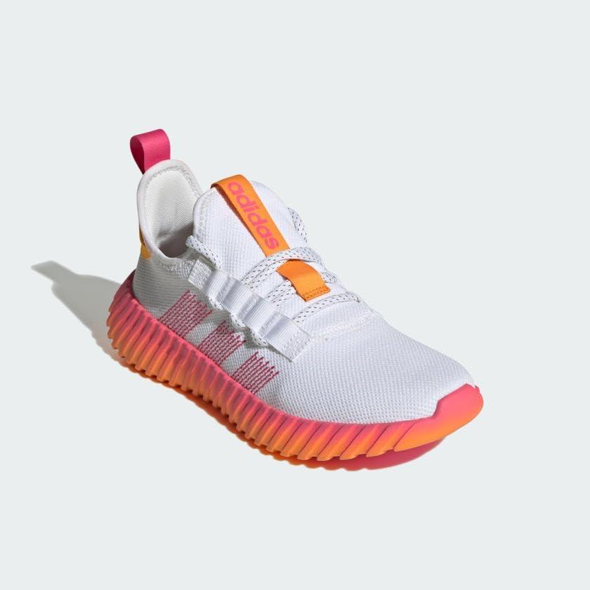 imageadidas Womens Kaptir Flow SneakerWhitePulse MagentaCrew Orange