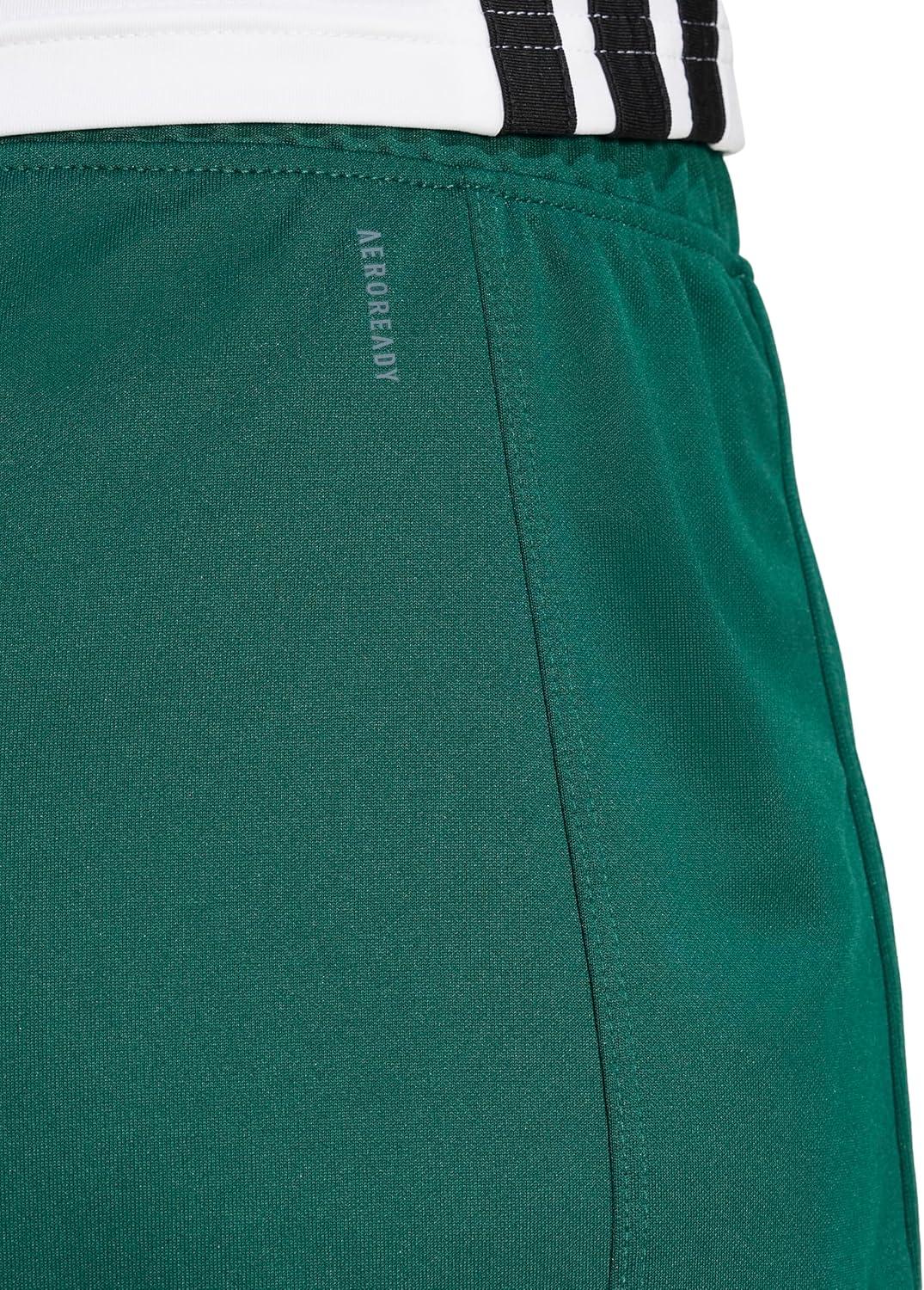 imageadidas Womens Pacer Essentials Knit HighRise Training ShortsCollegiate GreenWhite