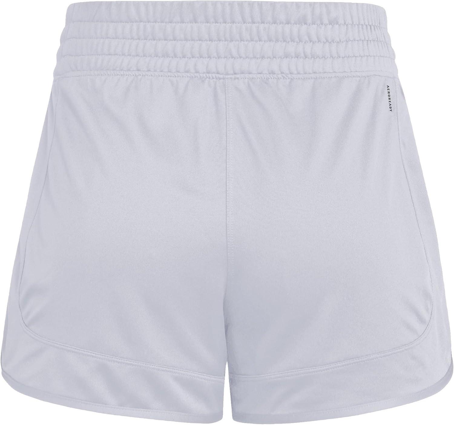 imageadidas Womens Pacer Essentials Knit HighRise Training ShortsGlory Grey