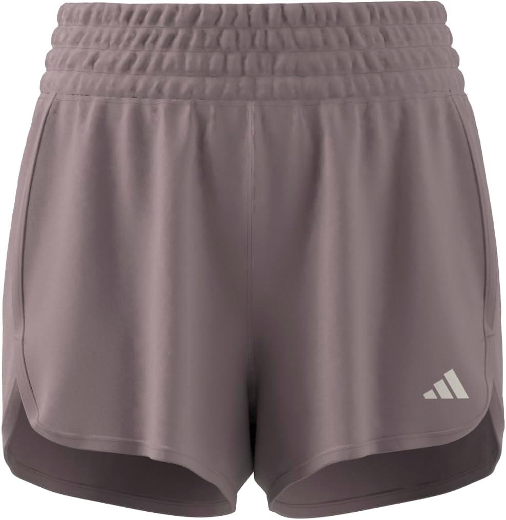imageadidas Womens Pacer Essentials Knit HighRise Training ShortsPreloved Fig