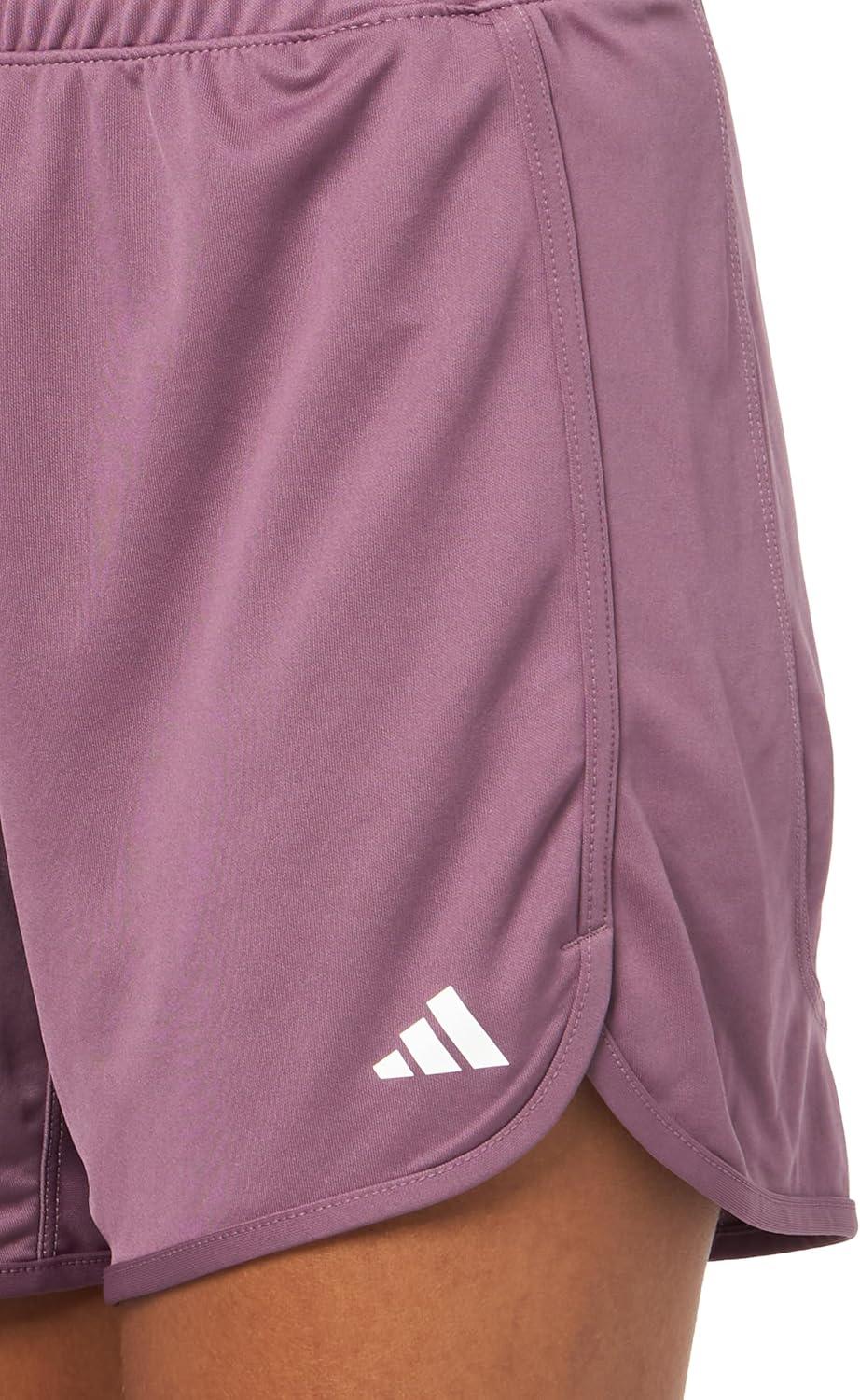 imageadidas Womens Pacer Essentials Knit HighRise Training ShortsShadow Fig