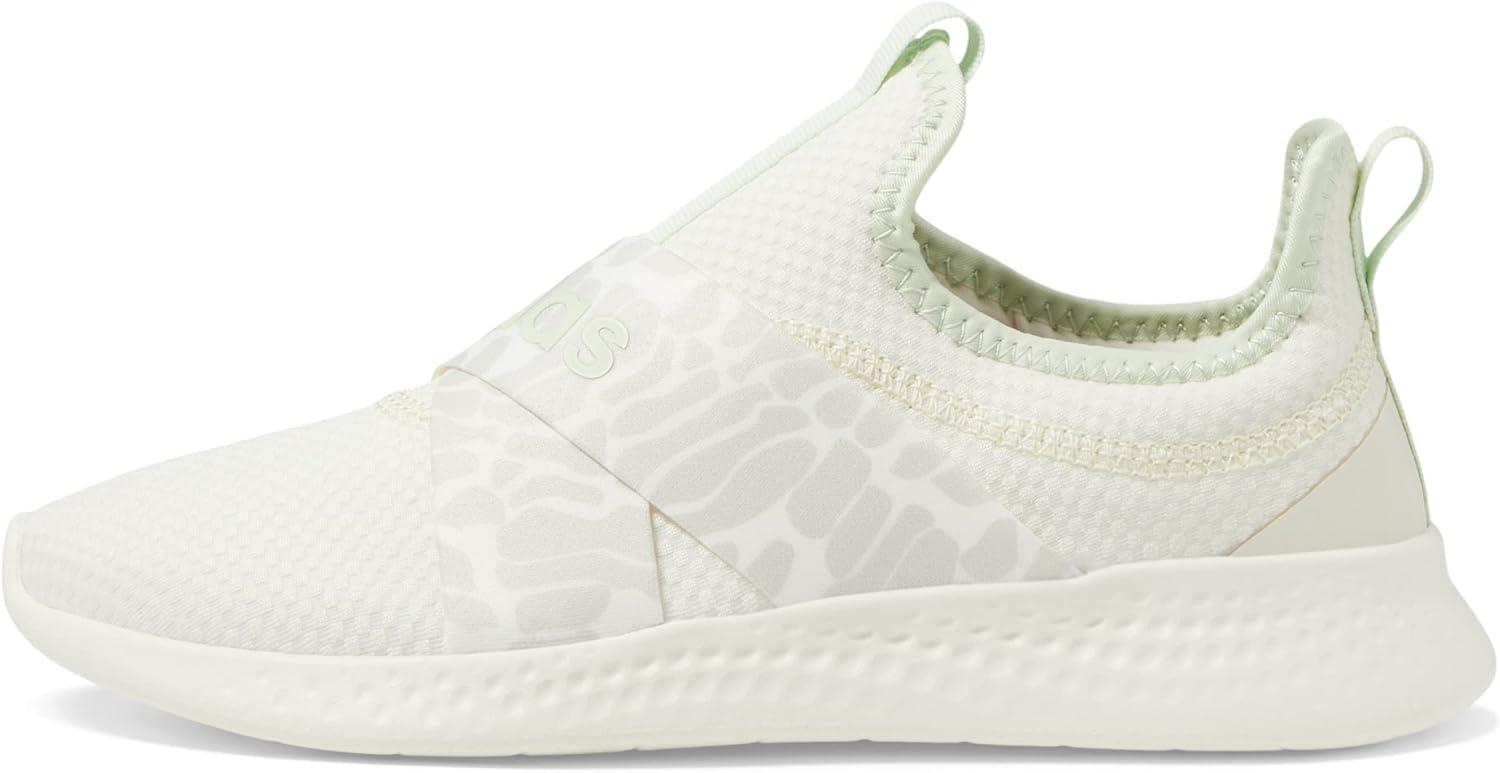 imageadidas Womens Puremotion Adapt Shoes RunningChalk WhiteLinen GreenAlumina