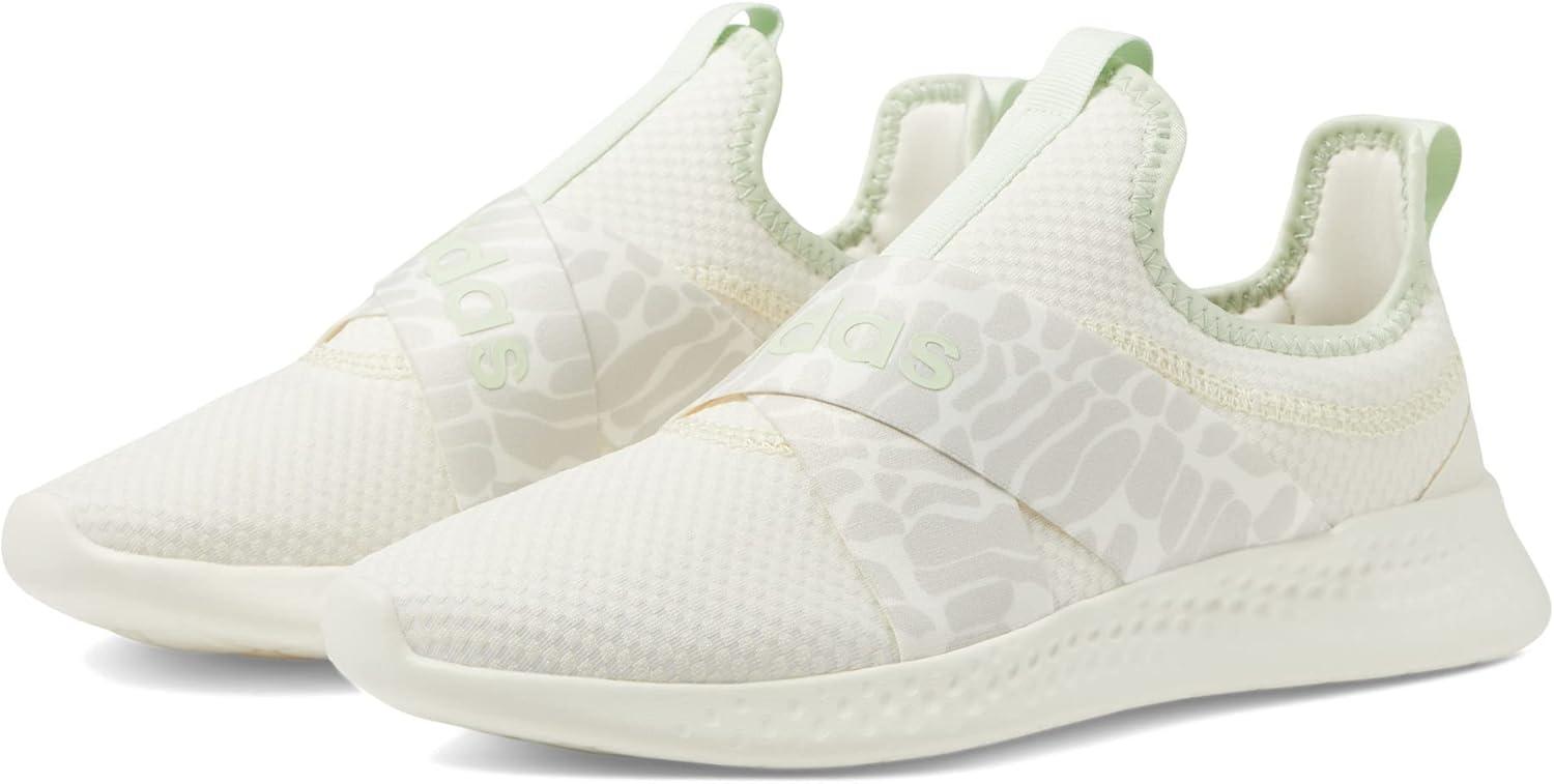 imageadidas Womens Puremotion Adapt Shoes RunningChalk WhiteLinen GreenAlumina