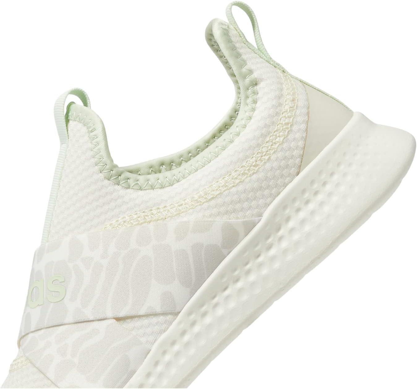 imageadidas Womens Puremotion Adapt Shoes RunningChalk WhiteLinen GreenAlumina