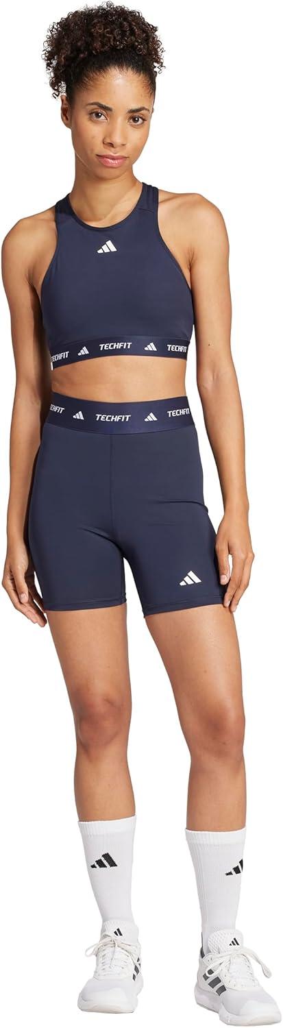 imageadidas Womens Techfit Training Short LeggingsInk