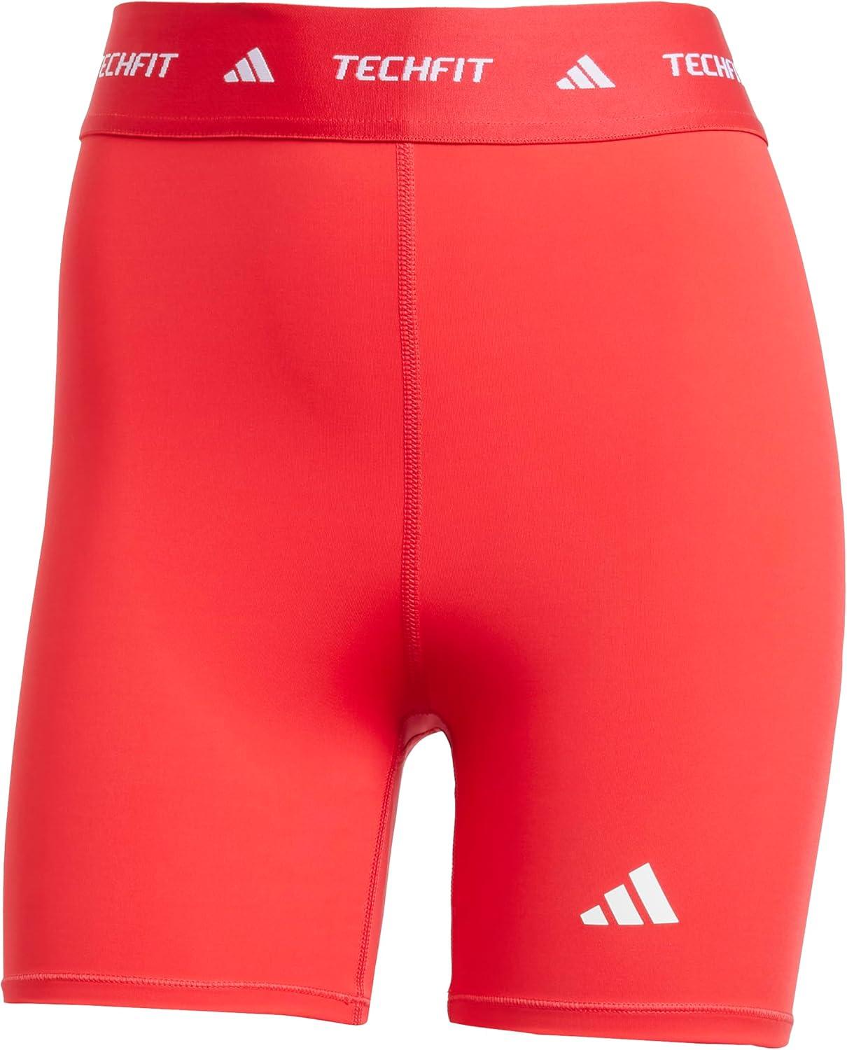 imageadidas Womens Techfit Training Short LeggingsPure Ruby