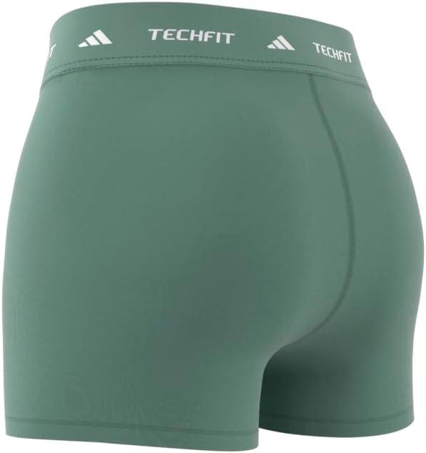 imageadidas Womens Techfit Training Short LeggingsSilver Green