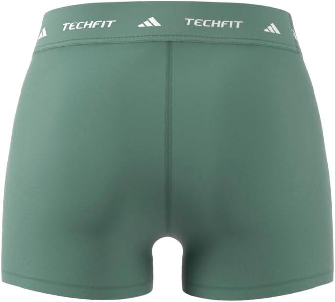 imageadidas Womens Techfit Training Short LeggingsSilver Green