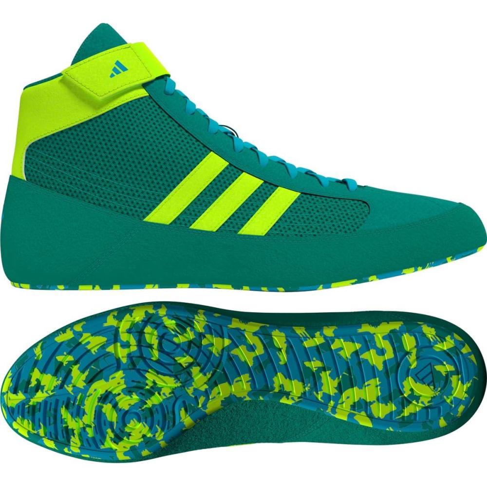 imageadidas HVC Wrestling ShoesTealSolar GreenCyan