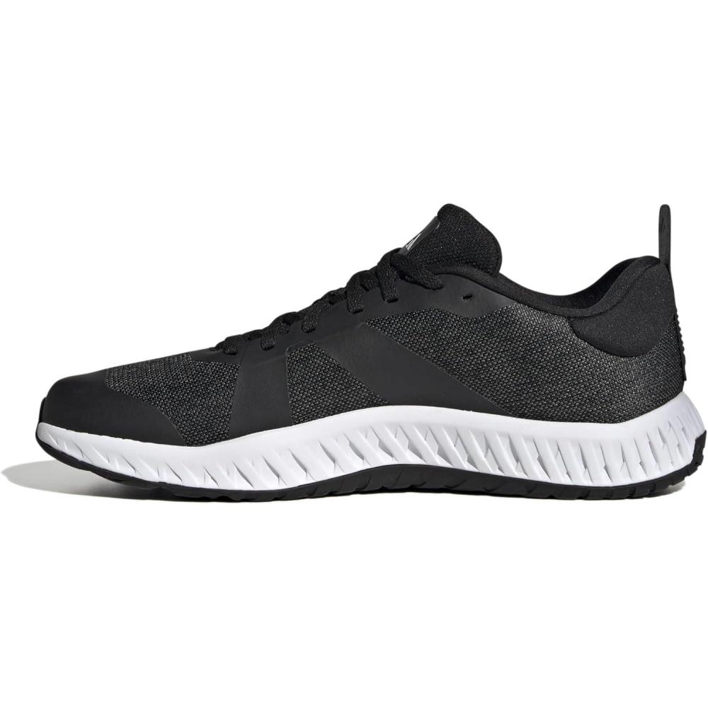 imageadidas UnisexAdult Everyset Training SneakerBlackWhiteWhite