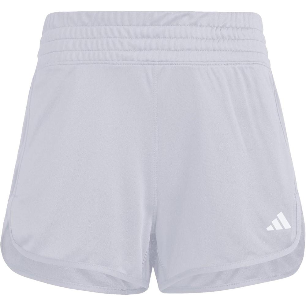 imageadidas Womens Pacer Essentials Knit HighRise Training ShortsGlory Grey