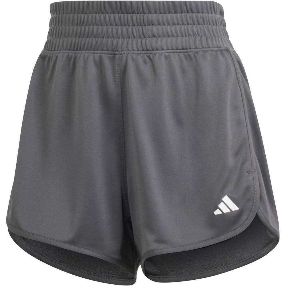 imageadidas Womens Pacer Essentials Knit HighRise Training ShortsGrey