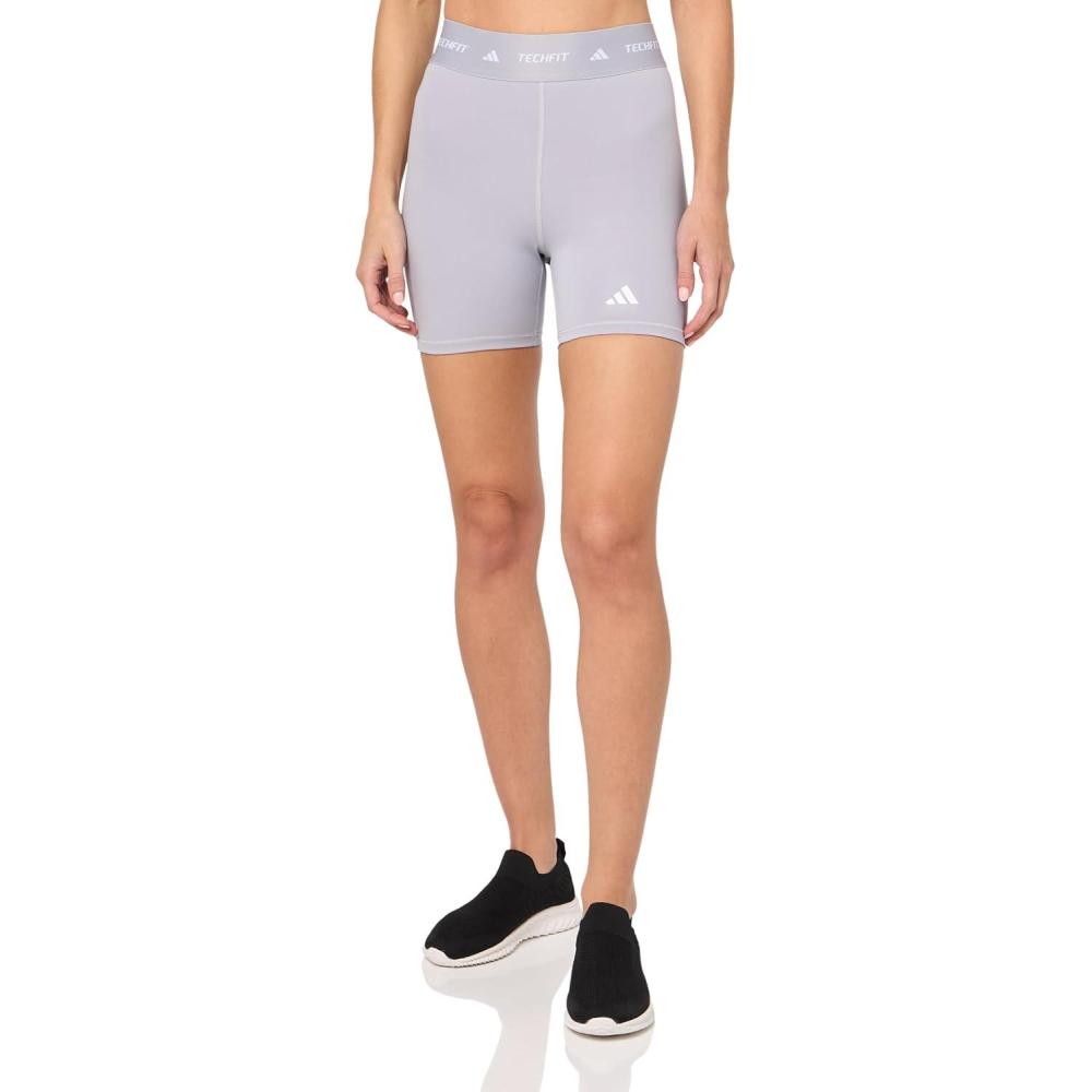 imageadidas Womens Techfit Training Short LeggingsGlory Grey