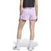 imageadidas Womens Pacer Essentials Knit HighRise Training ShortsBliss LilacWhite