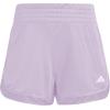 imageadidas Womens Pacer Essentials Knit HighRise Training ShortsBliss LilacWhite