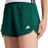 imageadidas Womens Pacer Essentials Knit HighRise Training ShortsCollegiate GreenWhite
