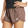 imageadidas Womens Pacer Essentials Knit HighRise Training ShortsEarth StrataWhite