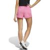 imageadidas Womens Pacer Essentials Knit HighRise Training ShortsPink FusionWhite