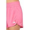 imageadidas Womens Pacer Essentials Knit HighRise Training ShortsPink FusionWhite