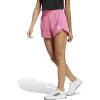 imageadidas Womens Pacer Essentials Knit HighRise Training ShortsPink FusionWhite