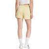 imageadidas Womens Pacer Essentials Knit HighRise Training ShortsPowder YellowWhite