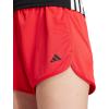 imageadidas Womens Pacer Essentials Knit HighRise Training ShortsPure RubyBlack