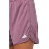 imageadidas Womens Pacer Essentials Knit HighRise Training ShortsShadow Fig