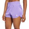 imageadidas Womens Pacer Essentials Knit HighRise Training ShortsViolet Fusion