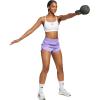 imageadidas Womens Pacer Essentials Knit HighRise Training ShortsViolet Fusion