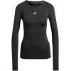 imageadidas Womens Techfit LongSleeve Training TopBlack