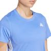 imageadidas Womens Train Essentials 3Stripes TShirtBlue Fusion