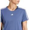 imageadidas Womens Train Essentials 3Stripes TShirtPreloved InkWhite