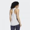 imageadidas Womens Training 3Stripes Logo Tank Top Dash GreyWhiteDash GreyWhite