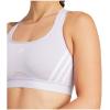 imageadidas Womens Training Medium Support 3 Stripes BraAmaplaWhite Ddd