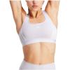 imageadidas Womens Training Medium Support 3 Stripes BraAmaplaWhite Ddd