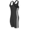 imageadidas Mens 3 Stripes SingletBlackWhite