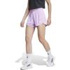 imageadidas Womens Pacer Essentials Knit HighRise Training ShortsBliss LilacWhite