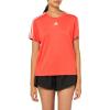 imageadidas Womens Train Essentials 3Stripes TShirtBright RedWhite
