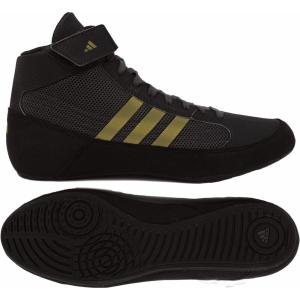 imageadidas HVC Wrestling ShoesBlackCharcoalMetallic Gold