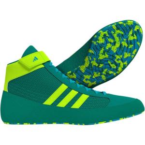 imageadidas HVC Wrestling ShoesPure TealSolar GreenCyan