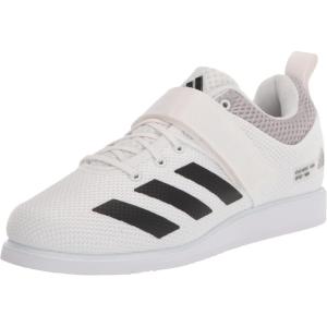 imageadidas UnisexAdult Powerlift 5 Weightlifting SneakerWhiteBlackGrey