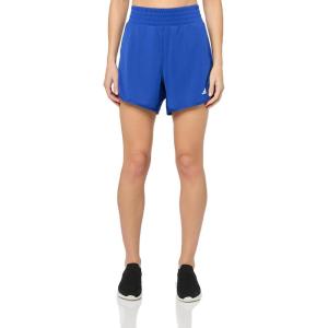 imageadidas Womens Pacer Essentials Knit HighRise Training ShortsSemi Lucid Blue