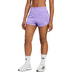imageadidas Womens Pacer Essentials Knit HighRise Training ShortsViolet Fusion