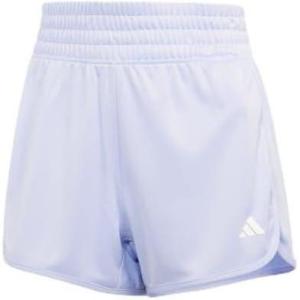 imageadidas Womens Pacer Essentials Knit HighRise Training ShortsViolet ToneWhite