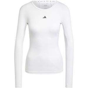 imageadidas Womens Techfit LongSleeve Training TopWhite