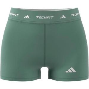 imageadidas Womens Techfit Training Short LeggingsSilver Green